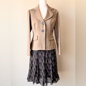 Studio I Tan Women's Skirt Suit